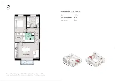 Visual presentation of the listing