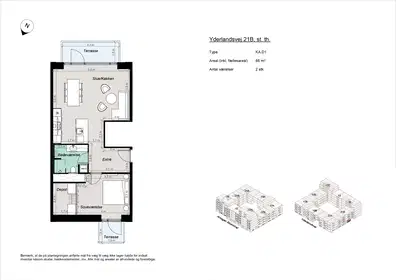 Visual presentation of the listing