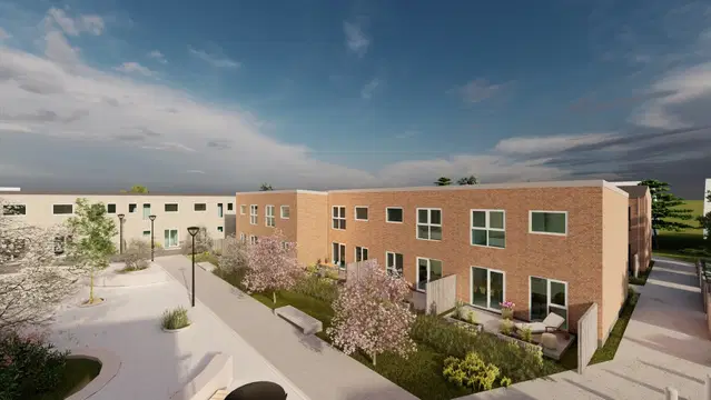 townhouse Indbydende nybygget rækkehus i Overlund – moderne komfort og masser af lys