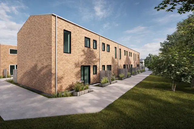 townhouse Indbydende nybygget rækkehus i Overlund – moderne komfort og masser af lys