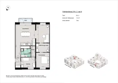 Visual presentation of the listing