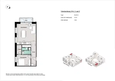 Visual presentation of the listing