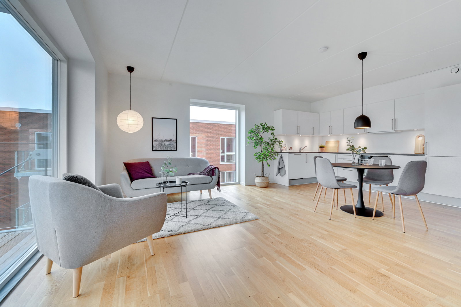 apartment Bright rental apartments in Risskov near nature and the city