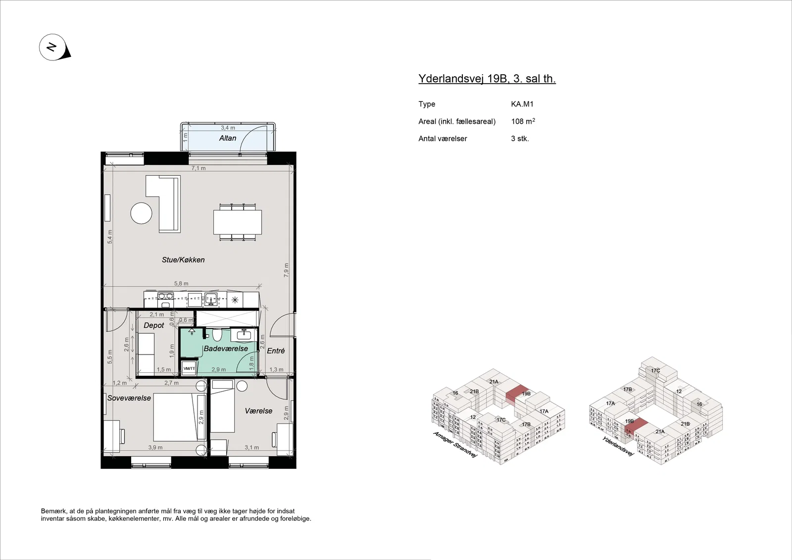 apartment New-build housing near Amager Strand