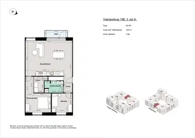 Visual presentation of the listing