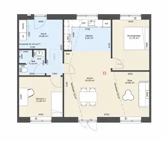 Visual presentation of the listing