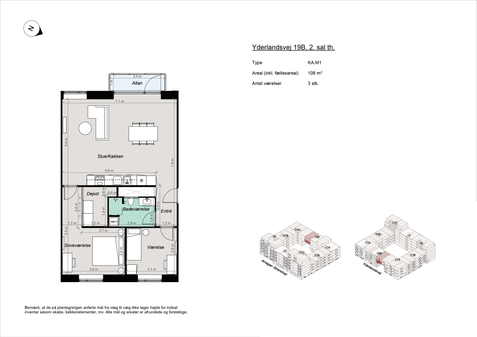 apartment New-build housing near Amager Strand