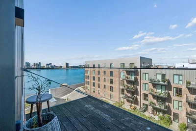 Moderne lejlighed med stor tagterrasse og vandudsigt - Stigsborg Brygge, Nørresundby - 1