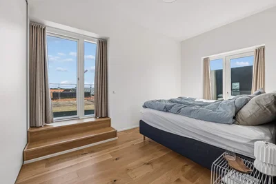 Moderne lejlighed med stor tagterrasse og vandudsigt - Stigsborg Brygge, Nørresundby - 4