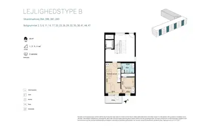 Visual presentation of the listing
