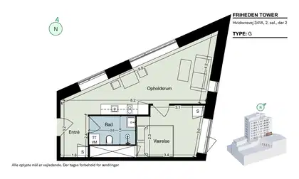 Visual presentation of the listing