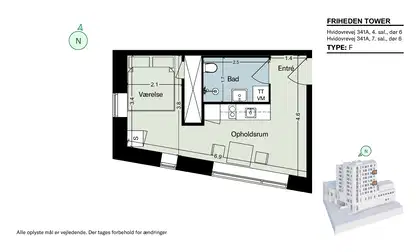 Visual presentation of the listing