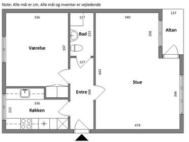 Visual presentation of the listing
