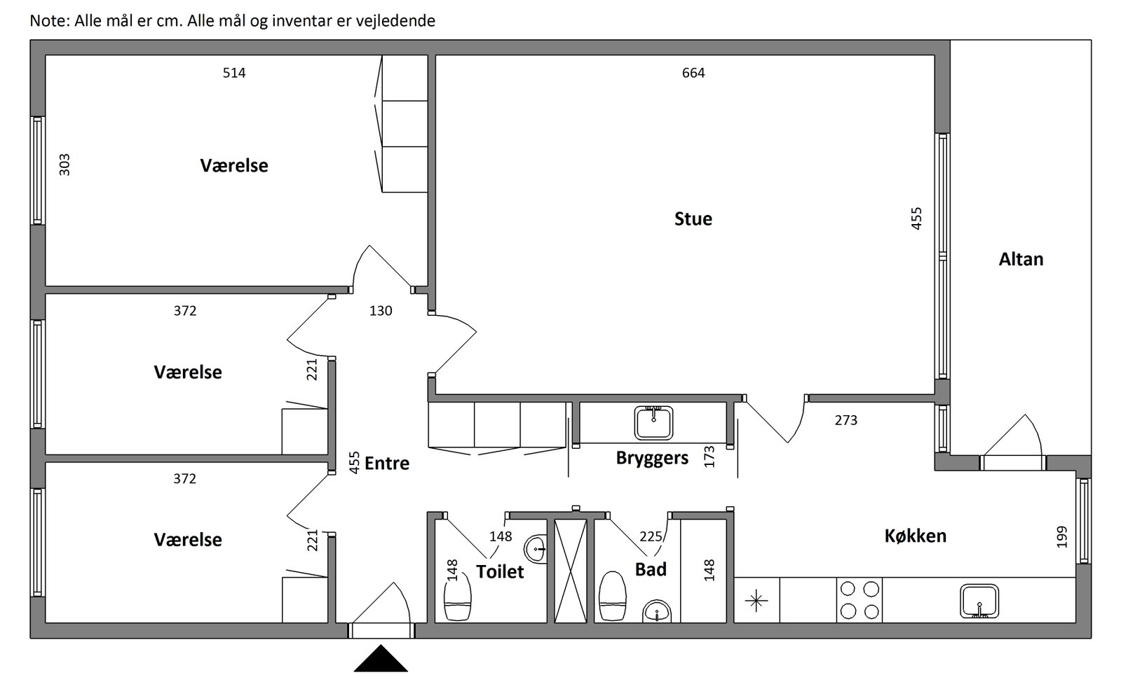 Visual presentation of the listing