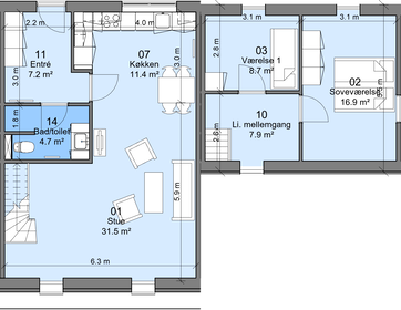Visual presentation of the listing