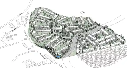 townhouse Terraced house on one level in a modern co-housing community
