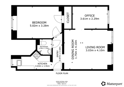 Visual presentation of the listing