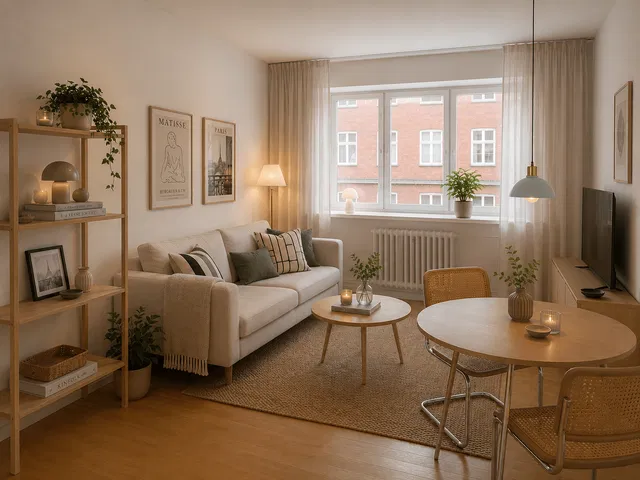 apartment Flot ny-møbleret toværelses lejlighed tæt på Lergravsparken