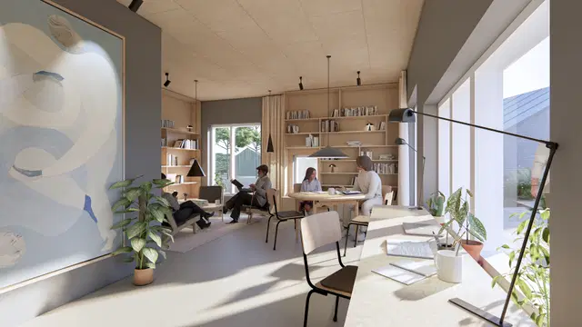 townhouse Ny bynær bofællesskab på toppen af Grejsdalen