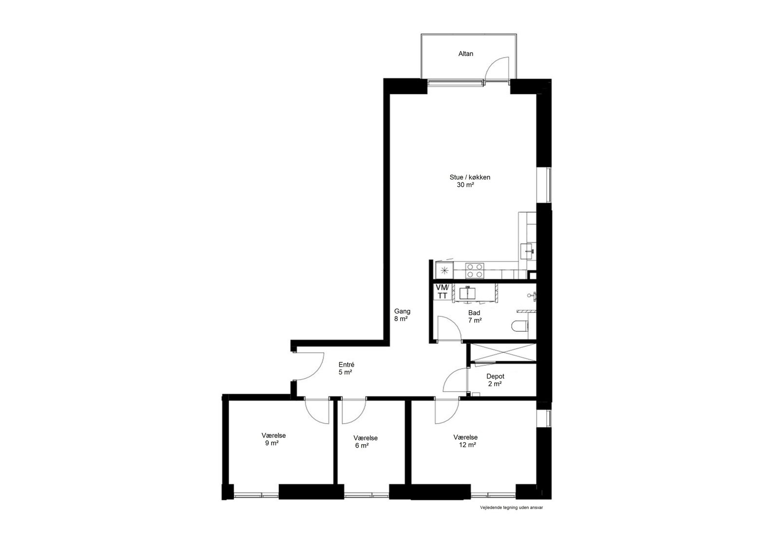 Visual presentation of the listing