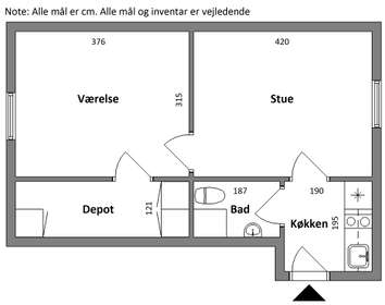 Visual presentation of the listing