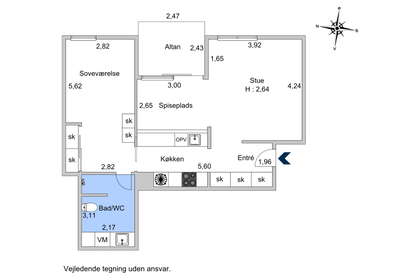 Visual presentation of the listing