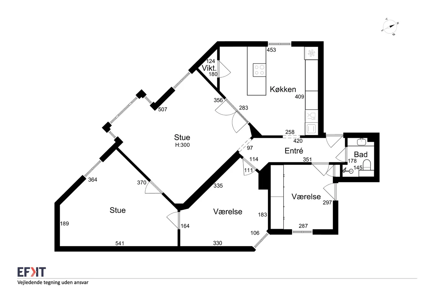 Visual presentation of the listing