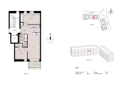 Visual presentation of the listing