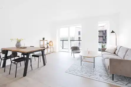 apartment Treværelses lejlighed med altan i naturskønne omgivelser