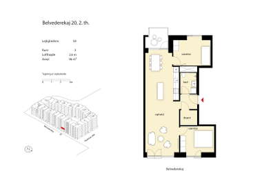 Visual presentation of the listing