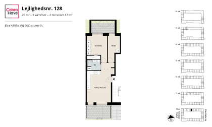 Visual presentation of the listing