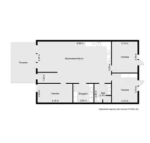 Visual presentation of the listing