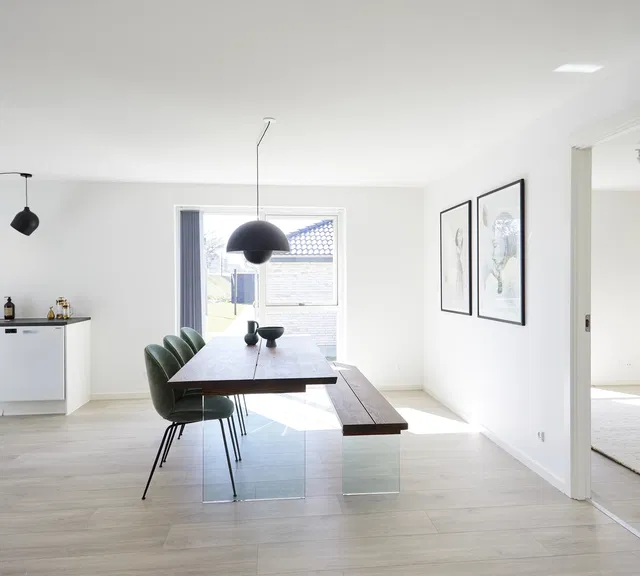 townhouse Rækkehus i ét plan med have og to terrasser