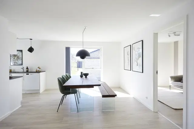 townhouse Rækkehus i ét plan med have og to terrasser