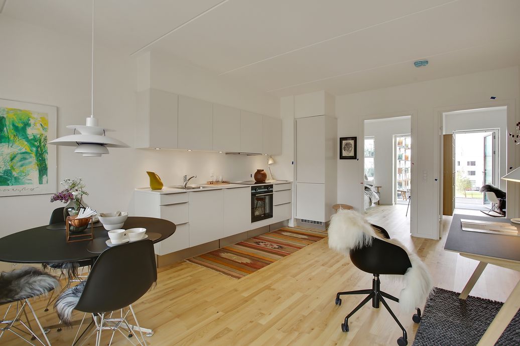 apartment Live stylishly close to the fjord and with sun on the balcony