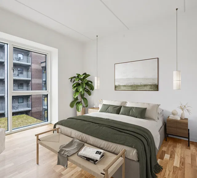 apartment Lys 2-værelses lejlighed i Kalvehaven, Slagelse