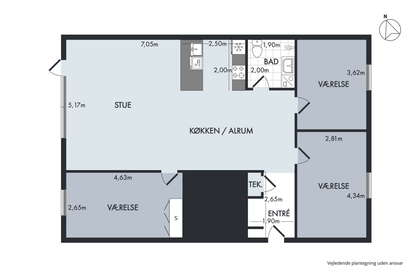 Visual presentation of the listing