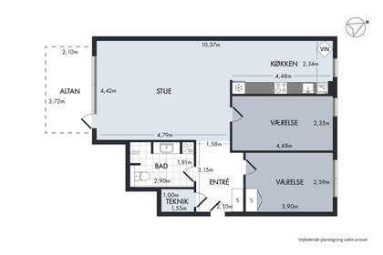 Visual presentation of the listing