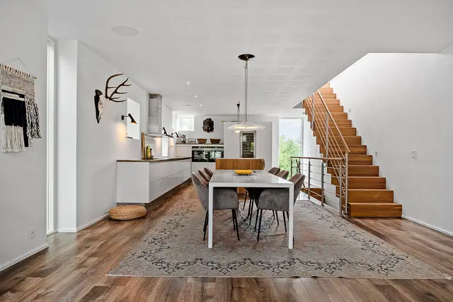 house Moderne dobbelthus med fire værelser og 50 m² tagterrasse