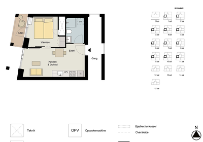 Visual presentation of the listing