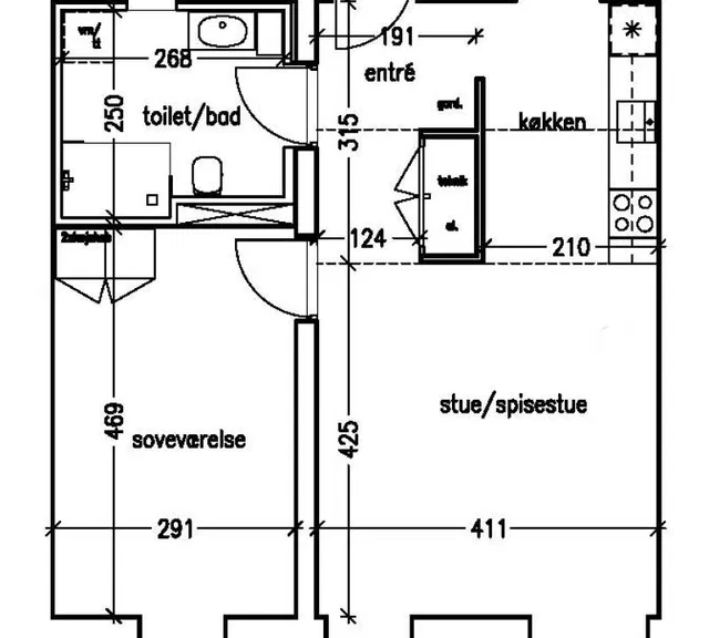 apartment Beskrivelse af lejligheden følger