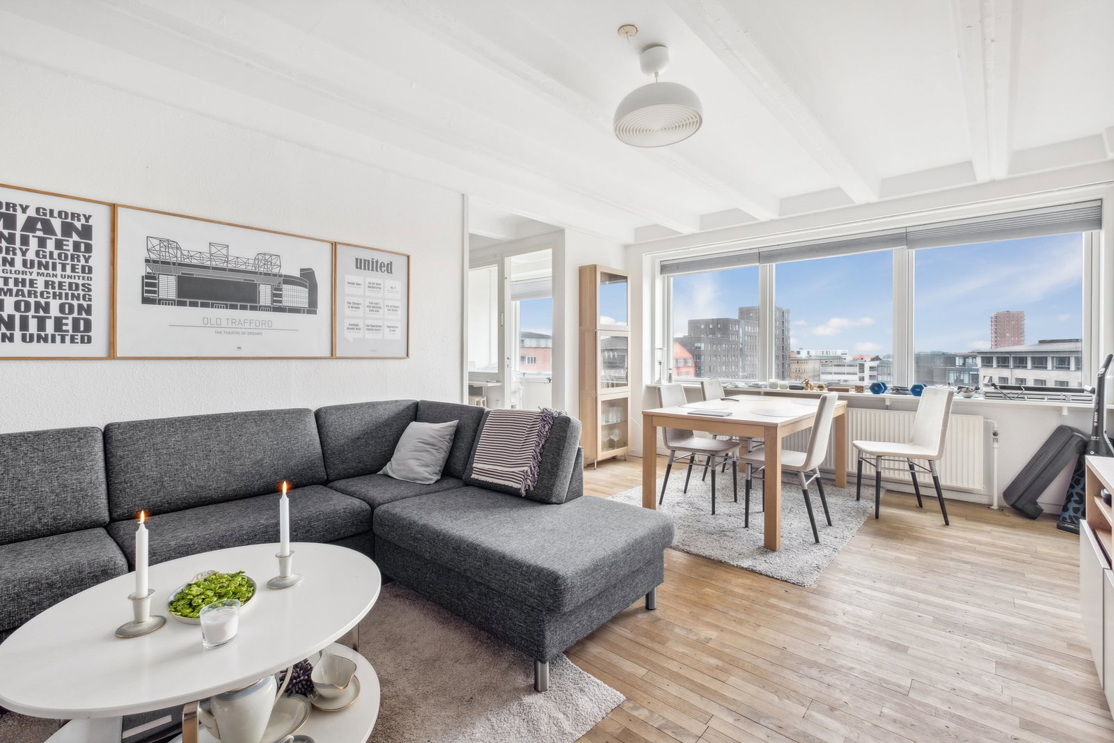 apartment Central apartment with views over Aalborg and the Limfjord
