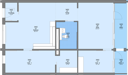 Visual presentation of the listing