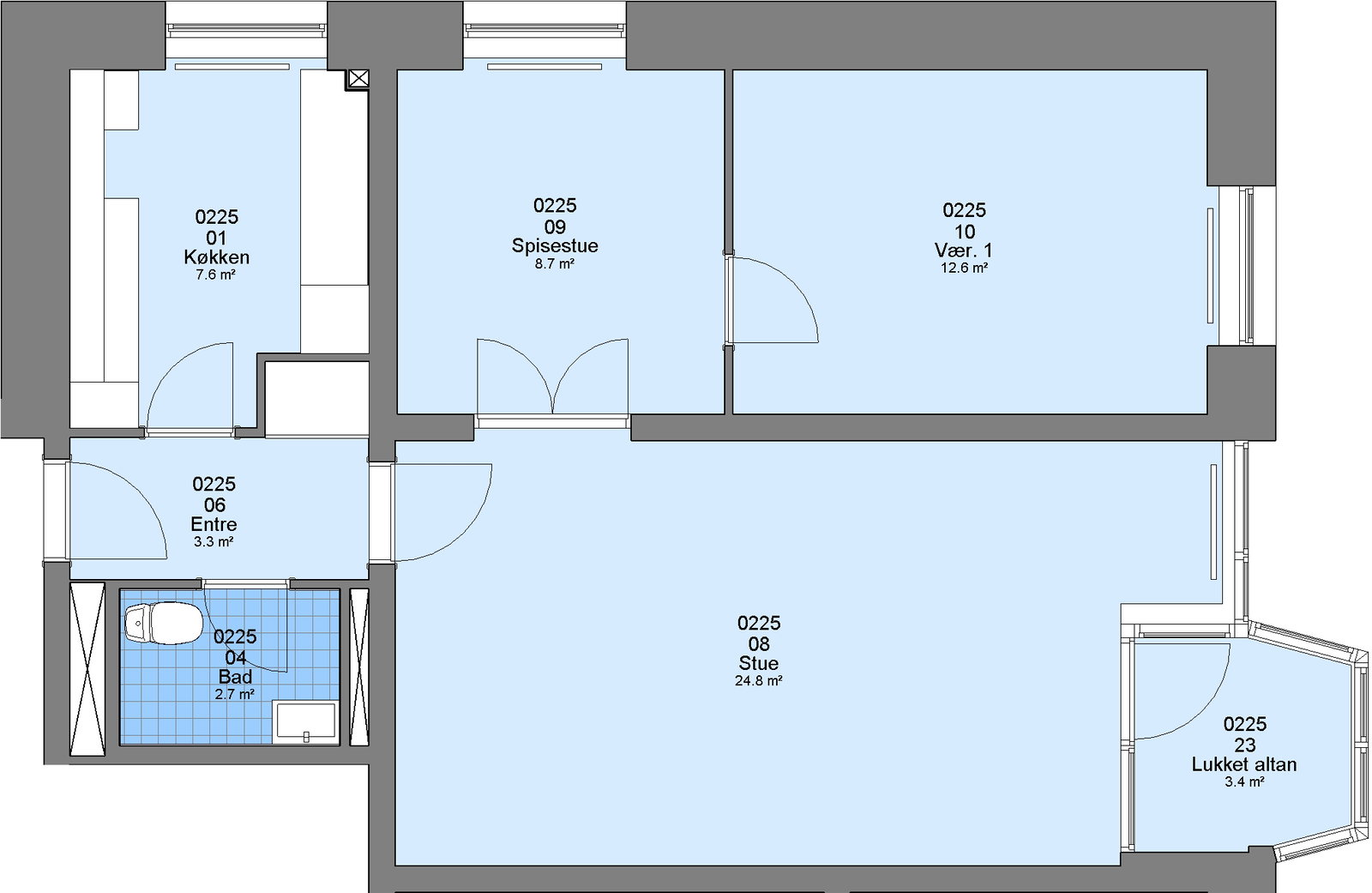 Visual presentation of the listing