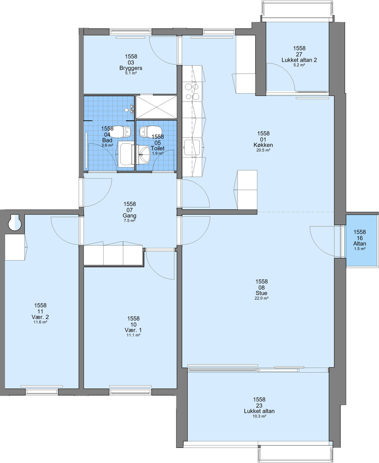 Visual presentation of the listing