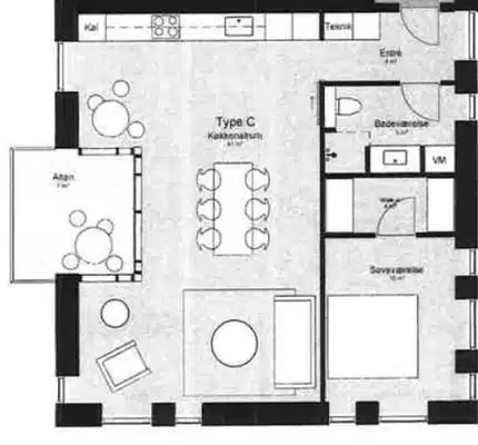 apartment Bright 2-bedroom apartment of 94 m² in the city center