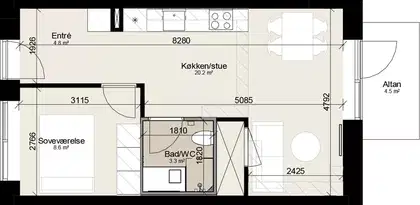 Visual presentation of the listing