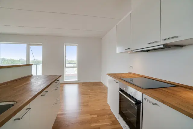 apartment Lys 4-værelses lejlighed med stor altan