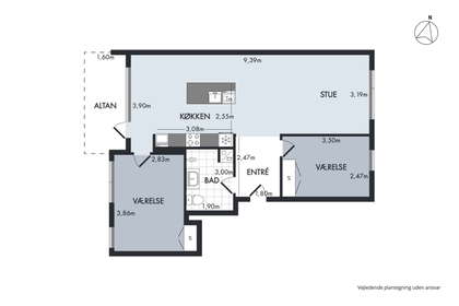 Visual presentation of the listing