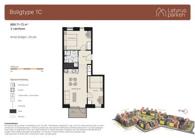 Visual presentation of the listing